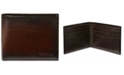 Perry Ellis Portfolio Men's Leather Michigan Slim Ombre Bifold Wallet